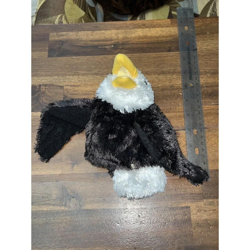 Folkmanis Little Eagle American Bald Eagle Hand Puppet Plush Bird 6